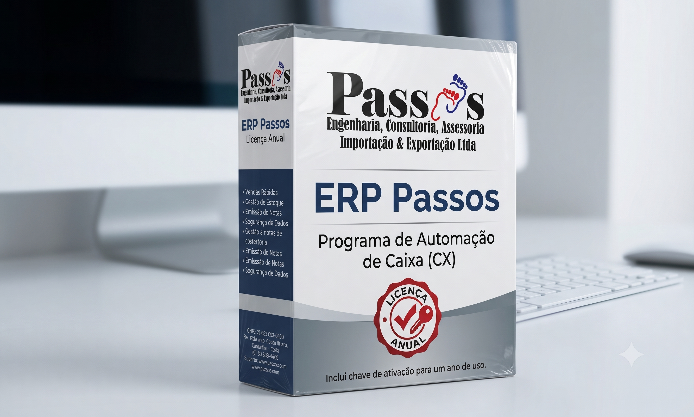 ERP Passos One — Licença Anual