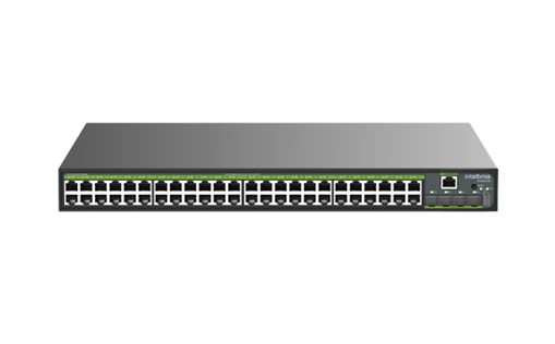 Switch Gerenciável 48 portas PoE+ 10G